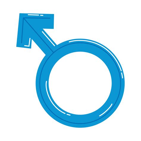 male gender symbol blue 11264448 Vector Art at Vecteezy