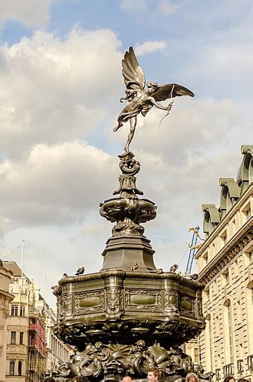 Eros Statue At Piccadilly Circus In London Capital Cities Attraction ...