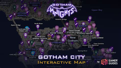 High Res Gotham City Interactive Map : r/GothamKnights