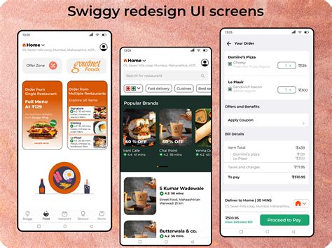 Swiggy Redesign screens by ux_ui_shrut on Dribbble