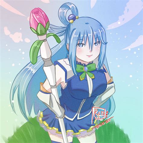 Aqua - Konosuba Fanart by Salsabila157ART on DeviantArt