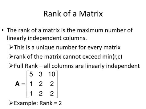 PPT - Matrix PowerPoint Presentation, free download - ID:2598456