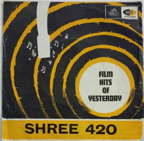 Shree 420 Hindi Film EP Vinyl Record by RD Burman - Hindi, R.D. Burman, Vinyl Records - Mossymart