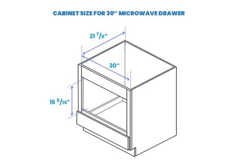 Microwave Drawer Dimensions (Standard Sizes)