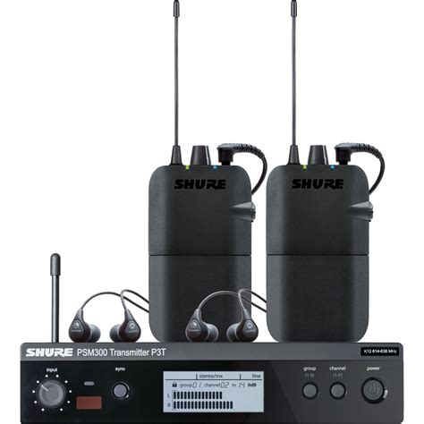 Shure PSM 300 Twin-Pack Wireless In-Ear Monitor Kit