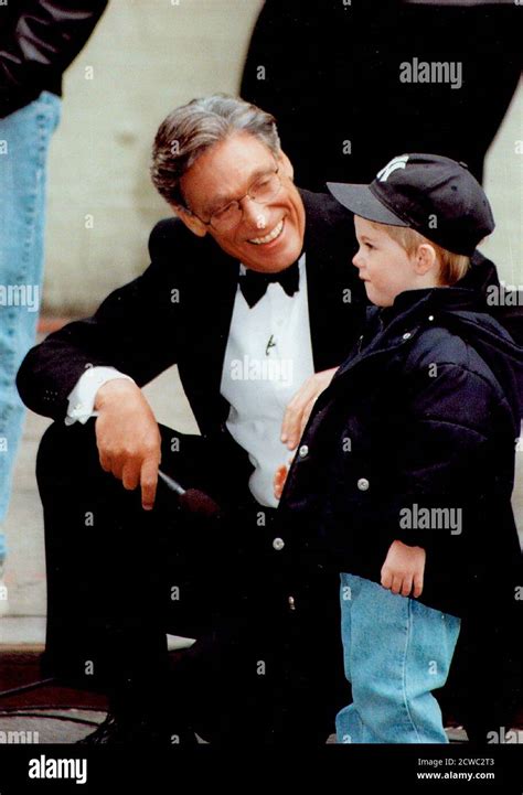 Maury Povich With Adopted Son Matthew At The Taping Of "The Maury ...