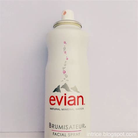 Intrice Blog: Review and Tutorial: Evian Brumisateur Natural Mineral ...