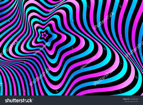 Psychedelic Optical Illusion Hypnotic Surreal Abstract Stock Vector ...