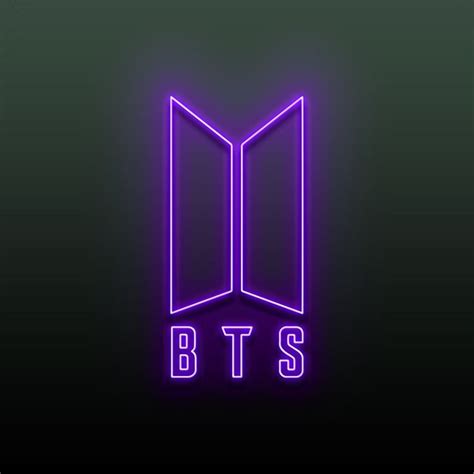 BTS Logo Neon Sign, Merch Korean Kawaii Decor, Bedroom Decor, Bespoke Lighting Army Jungkook V ...