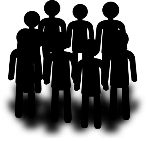 Population Group People Clip Art at Clker.com - vector clip art online ...