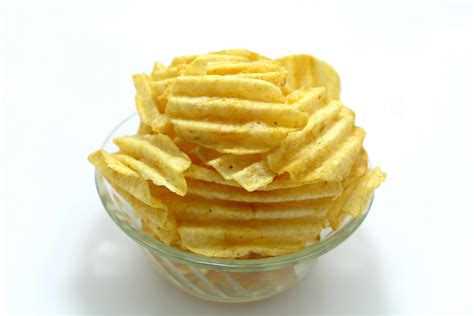 Delicious Potato Chips In Bowl Free Stock Photo - Public Domain Pictures