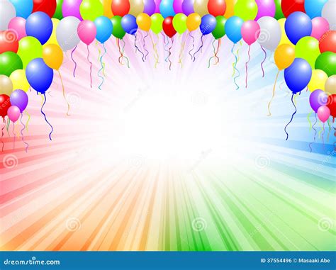 Balloon sky background stock vector. Illustration of background - 37554496