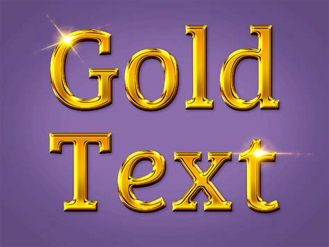 Make an Elegant Gold Text Online, It's Easy - MockoFUN