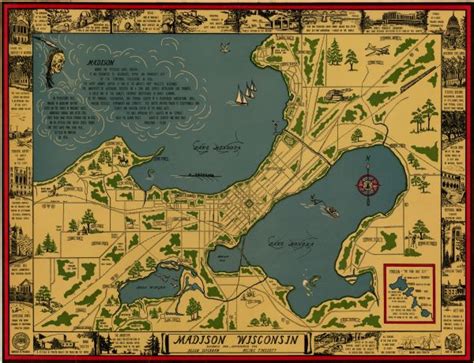 Madison, Wisconsin | Map or Atlas | Wisconsin Historical Society