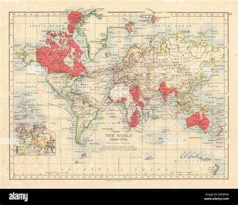 British Empire Map 1900 - Ashlan Ninnetta