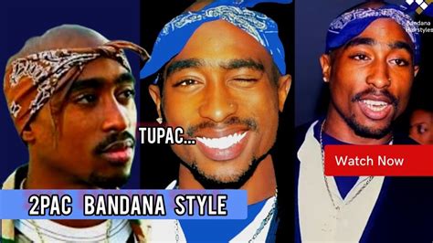 How to Wear a Bandana Like Tupac / 2pac Bandana Style Tutorial - YouTube