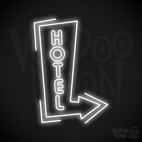 Hotel Neon Sign | Neon Hotel Sign | LED Glow Signage | VOODOO NEON®