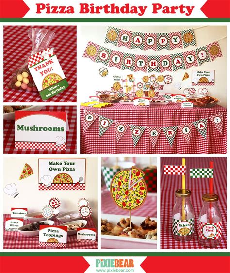 Pizza Party Game Printable Pizza Birthday Game Pin the - Etsy | Pizza party birthday, Pizza ...