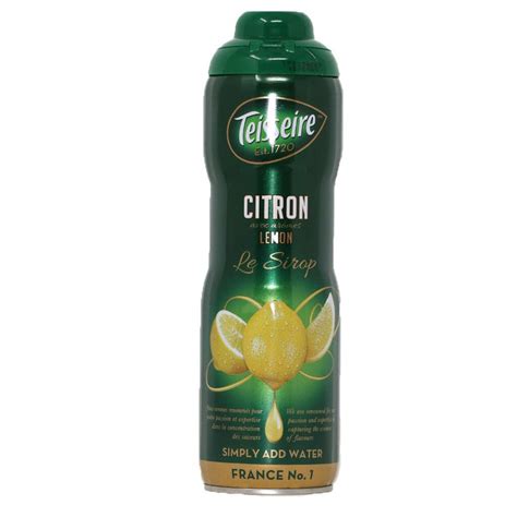 Teisseire - Lemon Syrup, 60cl (20.3 fl oz) - myPanier