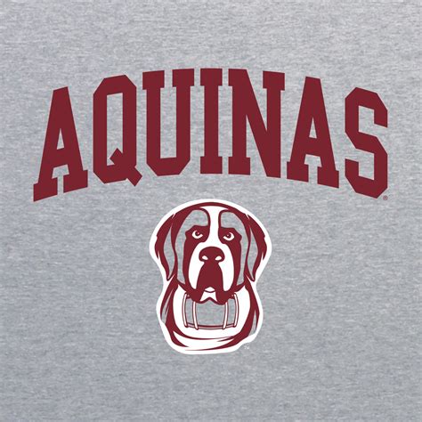 Aquinas College Saints Arch Logo Basic Cotton Short Sleeve T Shirt - S – Underground Printing