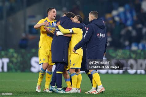 Ilario Monterisi of Frosinone Calcio and Luca Garritano of Frosinone ...