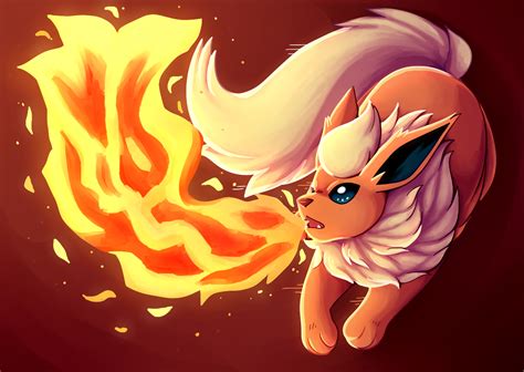 Flareon, Use Flamethrower! by catpaths on DeviantArt