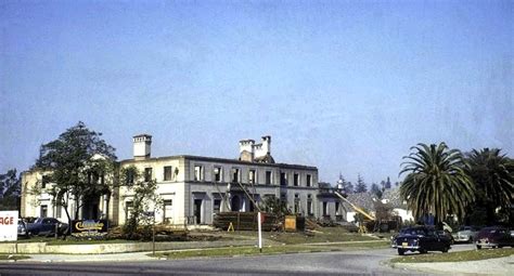 Norma Desmond’s mansion in “Sunset Boulevard” (1950) at 641 S. Irving Blvd, being demolished in ...