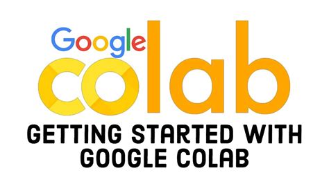 Getting Started with Google CoLab | How to use Google Colab - YouTube