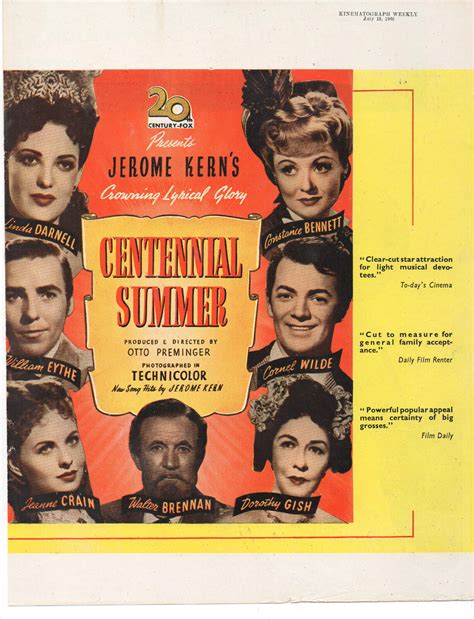 CENTENNIAL SUMMER | Rare Film Posters