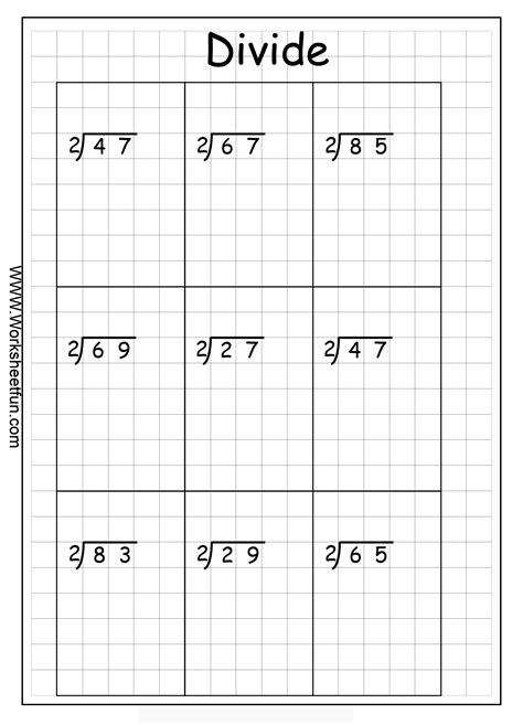 Division Worksheets