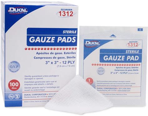 Sterile Gauze 3″ SG1500 - Gencris Nurses Store