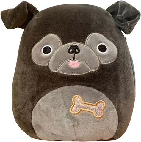 Squishmallow Official KellyToy 8” Sleepy Pajamas Winter Release Plush Stuffed Toy (Bongo The Pug ...