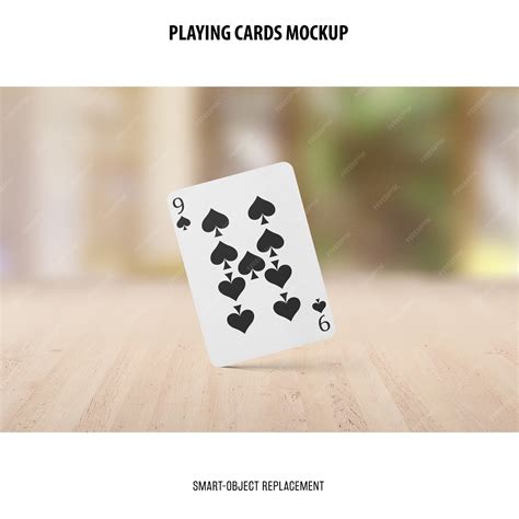 Free PSD | Playing cards mockup