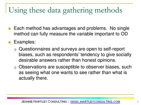 PPT - 3 Methods for Collecting Data PowerPoint Presentation, free ...