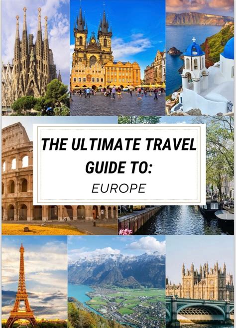 The Ultimate Travel Guide to Europe - Etsy