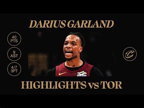 Cavs vs Raptors | Darius Garland Highlights | 1.9.2024 - BVM Sports