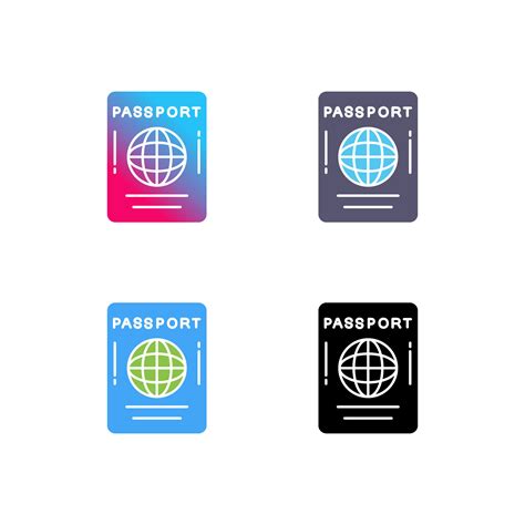 Passport Vector Icon 25219619 Vector Art at Vecteezy