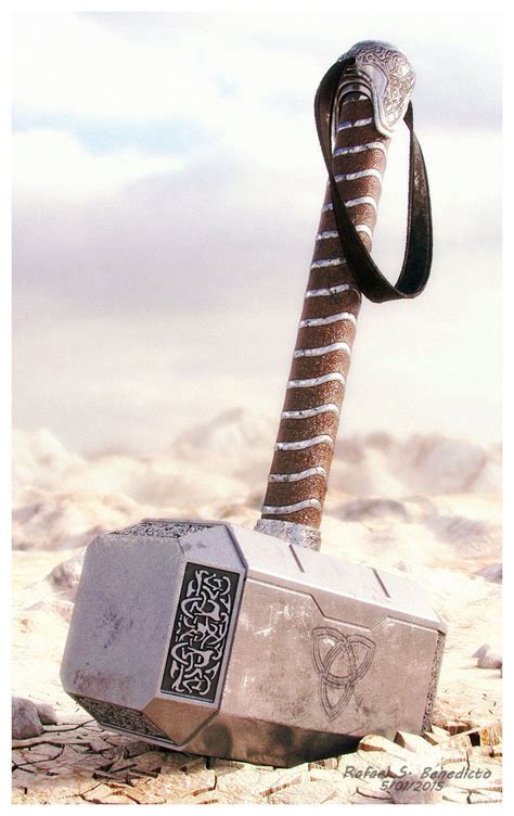 Hammer of Thor by nnm06956. Thor's Hammer (Mjolnir).- Fully textured ...