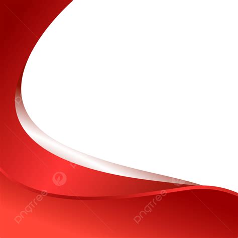 Red Curved Border Transparent Background, Red Background, Red, Red ...