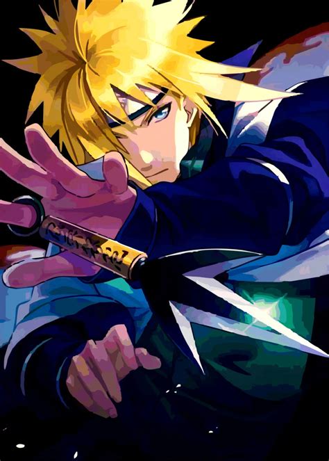 Minato Comics Poster Print | metal posters - Displate in 2020 | Naruto painting, Wallpaper ...