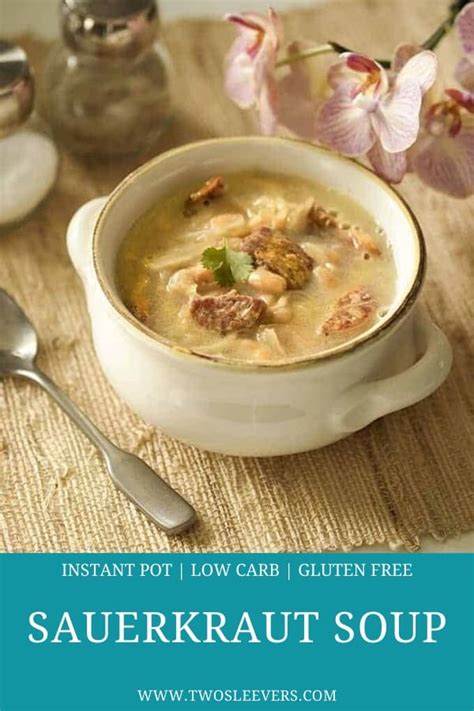 Sauerkraut Soup | Instant Pot Sauerkraut Soup Recipe