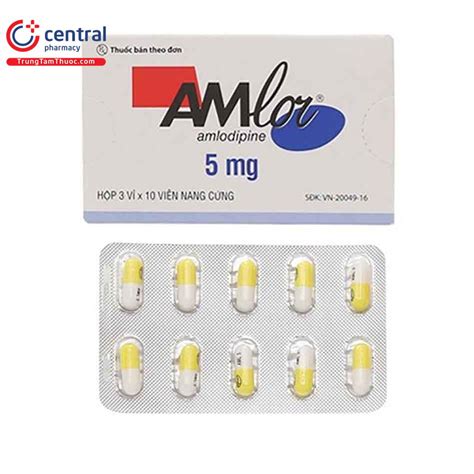 [CHÍNH HÃNG] Thuốc Amlor 5mg Pháp: tác dụng, liều dùng, giá