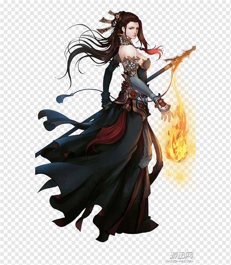 Anime, Elegant female warrior, comics, game, cg Artwork png | PNGWing