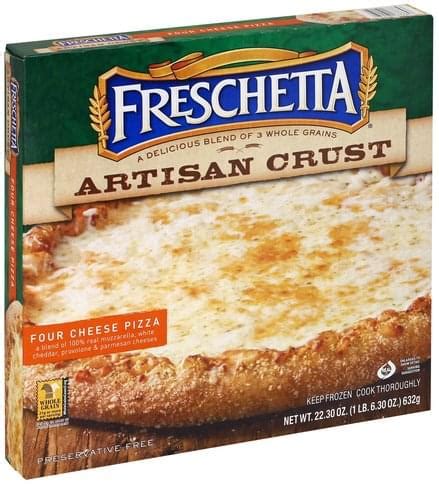 Freschetta Artisan Crust, Four Cheese Pizza - 22.3 oz, Nutrition ...