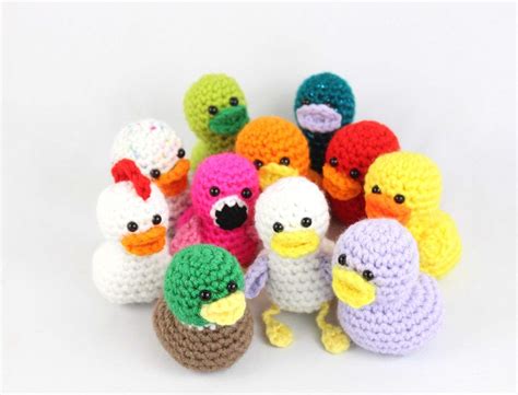 20 Minute Duck - Free Amigurumi Crochet Pattern - StringyDingDing | Easter crochet patterns ...