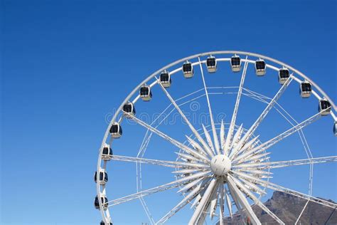 Ferris Wheel At The Cape Town Waterfront Stock Photo - Image of round ...