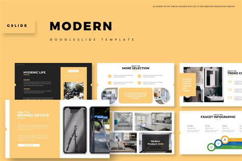 Modern - Google Slides Template | Presentation Templates ~ Creative Market