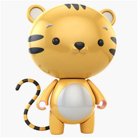 3D tiger toy - TurboSquid 1547438