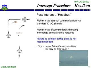 NORAD Intercept Operations, TFRs and You | PPT