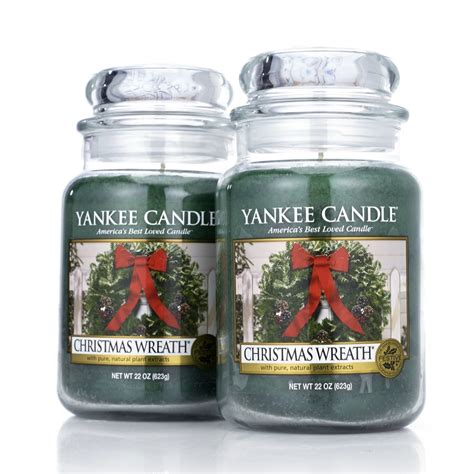 #YankeeCandle,Christmas Wreath candles | Yankee candle, Candle wreaths ...